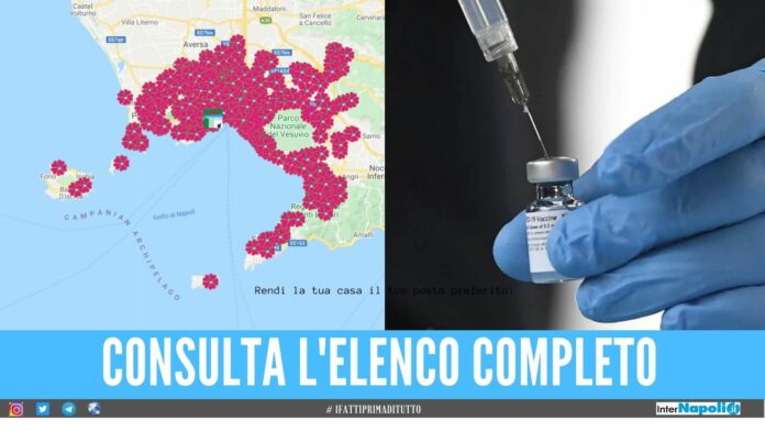 mappa farmacie vaccinazioni covid napoli