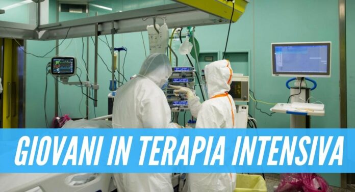 Campania, giovani in terapia intensiva