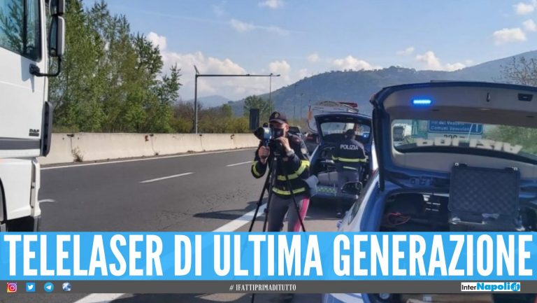 Polizia stradale in azione