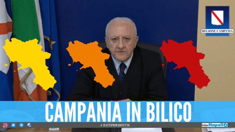 Cambio colore per la Campania: la Provincia di Napoli può ‘inguaiare’ la Regione