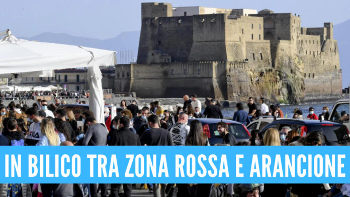 Campania, in bilico tra zona rossa e arancione