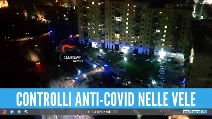 Blitz anti-covid nelle vele di Scampia