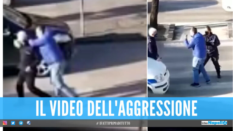 Vigile aggredito in strada in provincia di Salerno, il video diventa virale
