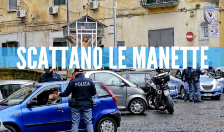 Controlli a tappeto a Napoli, Rione Sanità al setaccio: identificate 125 persone