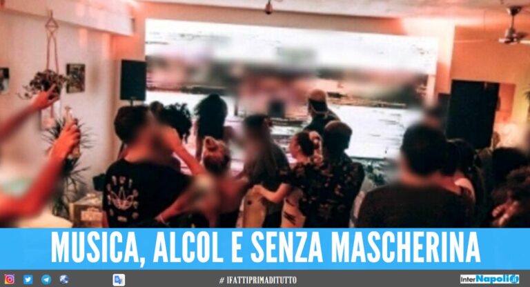 Feste clandestine a Napoli e Torre Annunziata: 40 persone multate