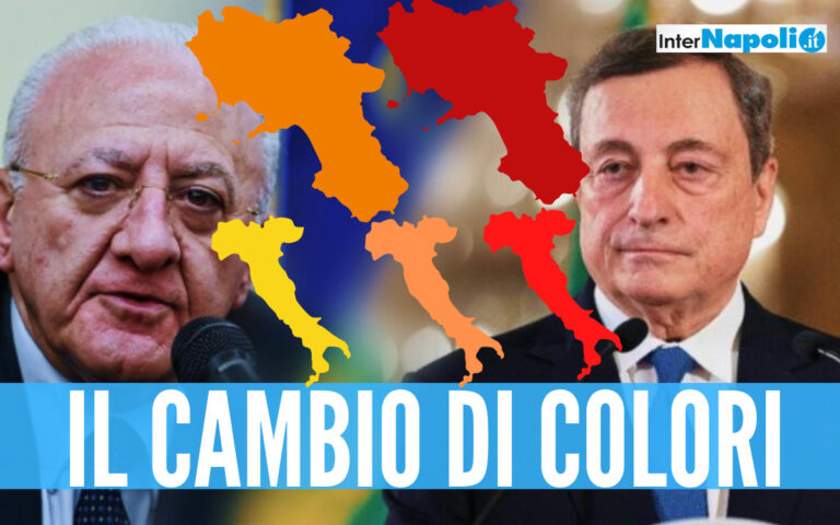L’Italia lascia il bianco e si colora di arancione e giallo, altre 5 regioni a rischio