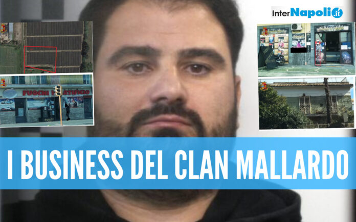Le aziende sequestrate al clan Mallardo
