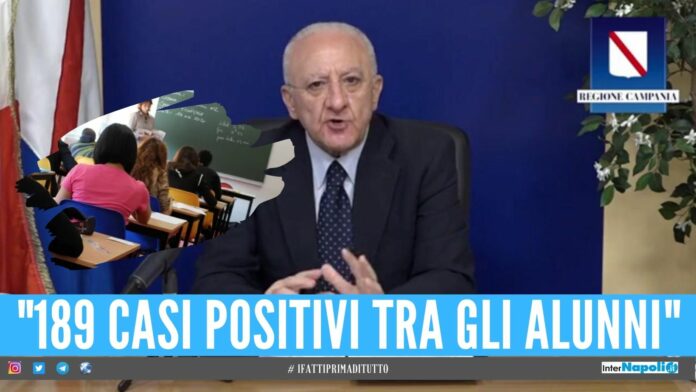 scuole campania de luca anno scolastico