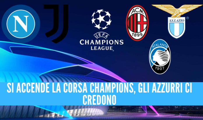 Si accende la corsa Champions, gli azzurri ci credono Si accende la corsa Champions, gli azzurri ci credono