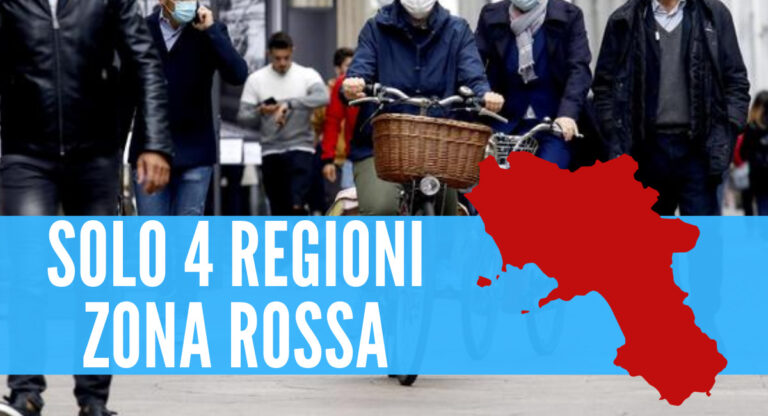 Da oggi quasi tutta Italia è zona arancione, ma la Campania resta rossa: i motivi