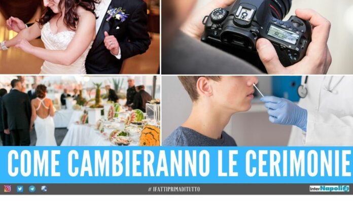 Arrivano le nuove per i matrimoni limiti per invitati, buffet, balli e foto
