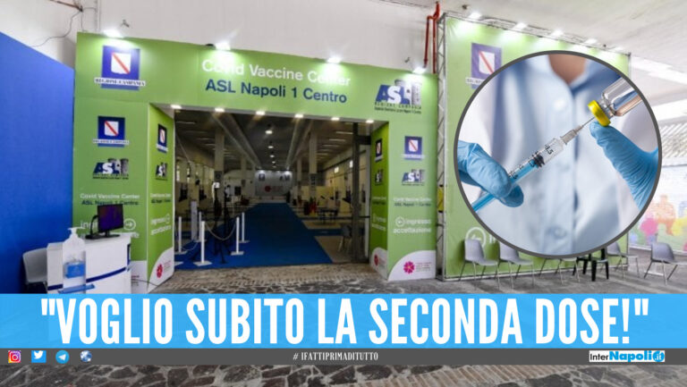 Follia a Napoli, pretende la seconda dose di vaccino e rompe una costola al vigilante