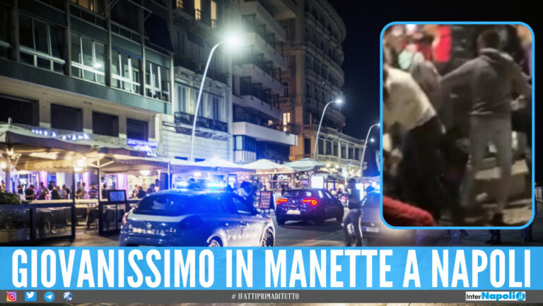 Rissa sul lungomare di Napoli, 15enne accusato di tentato omicidio: coltellate per una ragazza