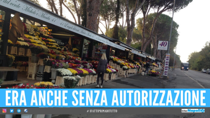 Occupava il passaggio pedonale con 3mila piante, denunciato fioraio a Napoli