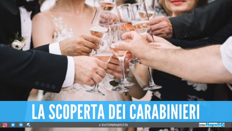 Scoperto matrimonio in provincia di Napoli, c’erano 30 invitati: multati anche gli sposi