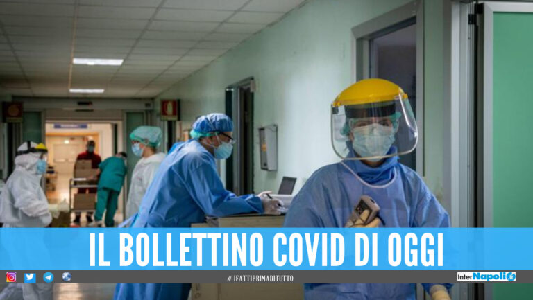 Oggi 670 positivi covid in Campania, aumentano i ricoveri in ospedale