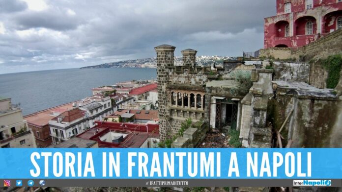 Villa Ebe a rischio crollo a Napoli, scatta il sequestro