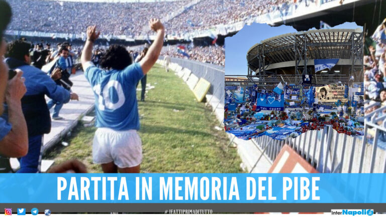 Allo stadio Maradona di Napoli la partita per ricordare Diego: in campo tanti personaggi famosi