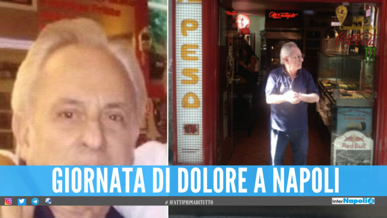 Napoli in lutto per ‘Don Ciro’, il titolare de ‘La Focaccia’ stroncato da un infarto