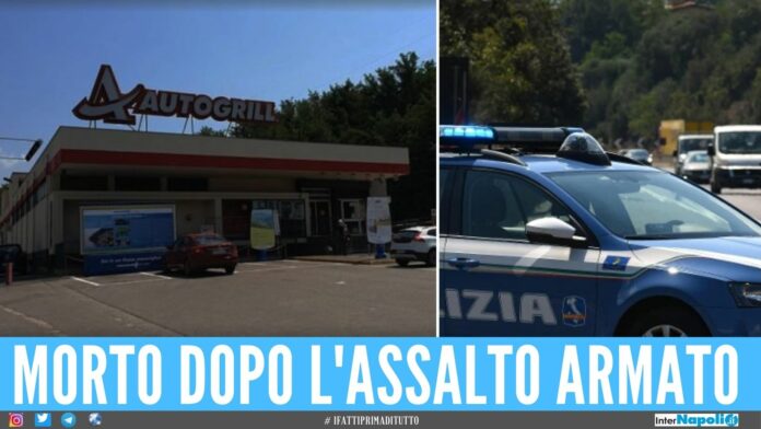 rapina autogrill napoli salerno