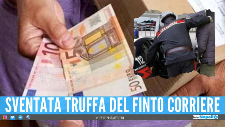 Truffa del finto corriere a Frattamaggiore: “pacco urgente” per 93enne, ma trova i carabinieri