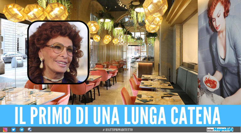 Sophia Loren apre il primo ristorante made in Napoli: “Il prossimo nella mia città”