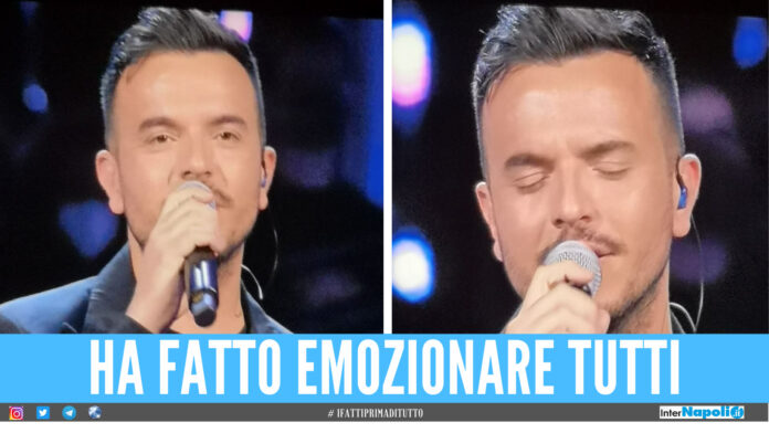Andrea Sannino sul palco di Felicissima Sera