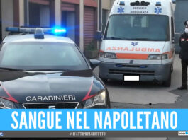 Sangue nel Napoletano, 40enne ferito