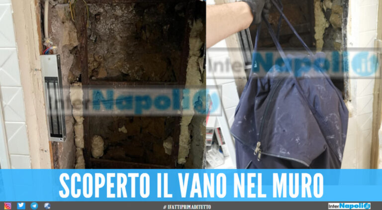 Botola elettronica per nascondere le sigarette nel muro, la scoperta dopo il blitz a Napoli