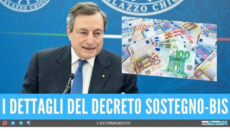 Draghi presenta il decreto Sostegni-bis: “Previsti 40 miliardi di euro”