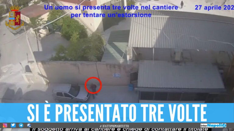 Tenta l’estorsione al cantiere edile, incastrato dai video e arrestato