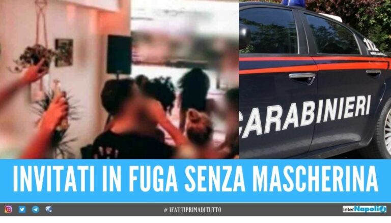 Blitz dei carabinieri nella villa a Napoli, interrotti battesimo e comunione