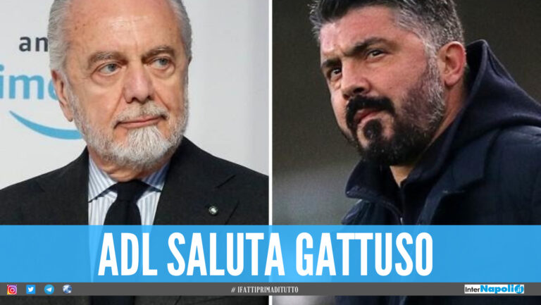 De Laurentiis non conferma Gattuso, il comunicato ufficiale:”Ti auguro successi, dovunque tu vada