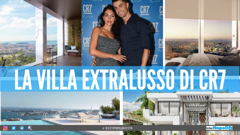 Cristiano Ronaldo e Georgina, villa da oltre 7 mln di euro: piscina, palestra, sala giochi e cinema all’interno