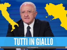 L'Italia tutta in giallo