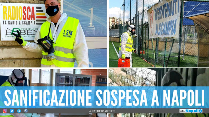 Sanificazione sospesa a Napoli