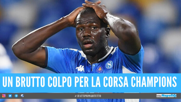 infortunio Koulibaly tempi di recupero