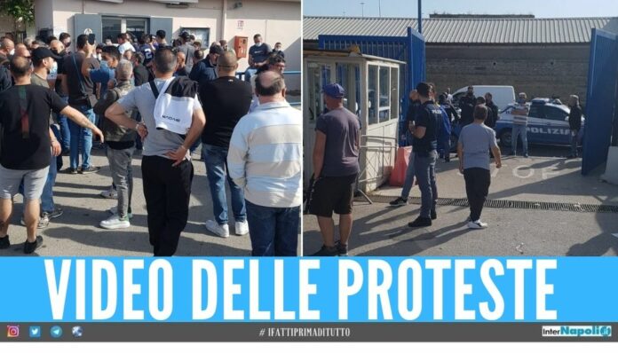 mercato poggioreale napoli proteste video