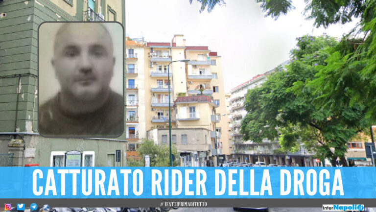 Rider della droga catturato al Vomero, bloccato dagli agenti di Pianura