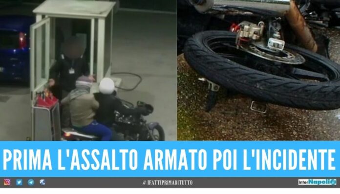 rapina distributore benzina