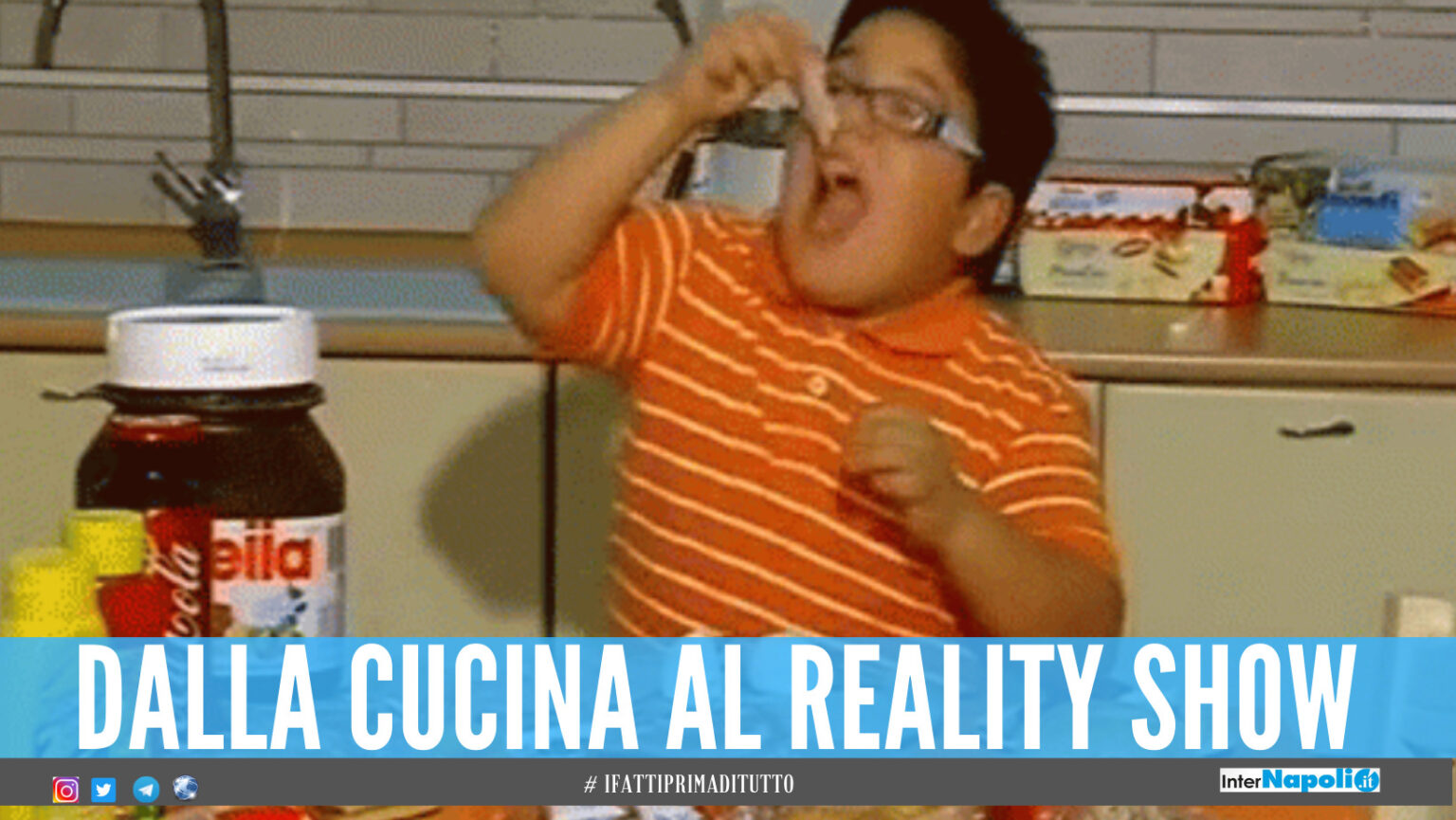 Ricordate il Piccolo Lucio? L'evoluzione del bambino che amava la Nutella