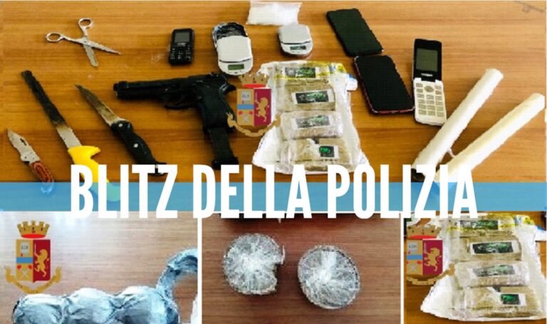 Armi, droga e spaccio, controlli a tappeto a Napoli e provincia: 4 in manette