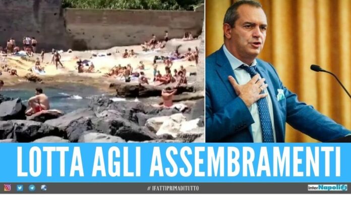 spiagge napoli chiuse ordinanza sindaco de magistris