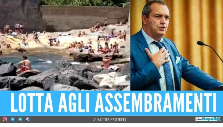 Sei spiagge chiuse nel weekend, il sindaco di Napoli firma l’ordinanza