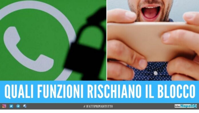 whatsapp 15 maggio blocco