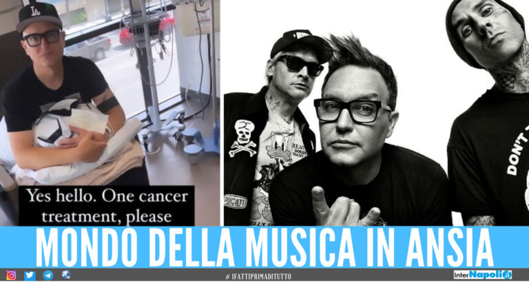 Mark Hoppus, il bassista dei Blink-182 ha il cancro: “Fa schifo e ho paura”