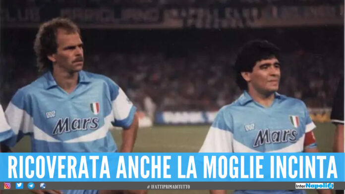 Alemao e Diego Armando Maradona