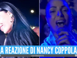 Nancy Coppola attaccata, la cantante non risponde alle provocazione: «Vi dedico un sorriso»