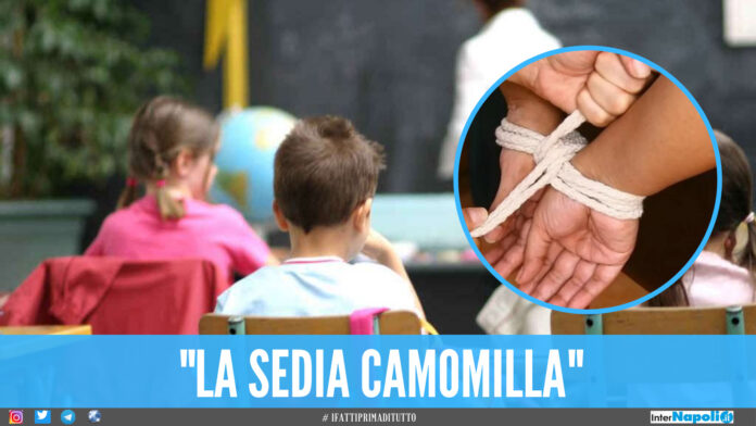 Scuola dell'orrore in provincia di Napoli, bimbi legati alle sedie dalle maestre