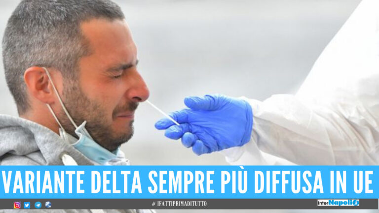 Variante Delta in Campania, scoperti 59 casi in una settimana